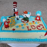 Dr. Suess themed cake