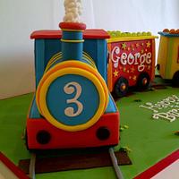 George's Birthday Train... Choo choo!