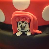 Minnie Mouse and Movie Lovers Birthday Cake