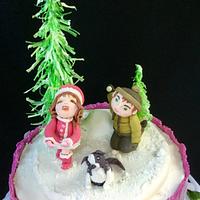 Family Christmas Cake