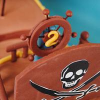 (Jake and the Neverland) Pirate Ship Cake ...