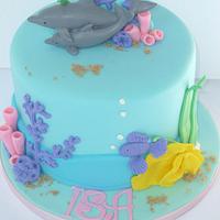 Dolphin cake