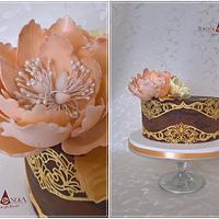 Elegant birthday cake