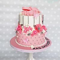 Ballerina Baby Shower Cake