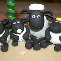 Shaun the Sheep Cake