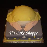 baby bottom cake