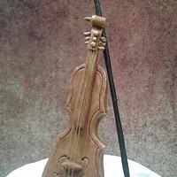 Music (violin) Cake 