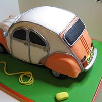 Citreon 2CV Car Cake