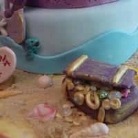 Princess and Pirate cake