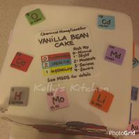 (Acadia) Chemistry themed cake