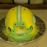 GreenBay Helment Cake