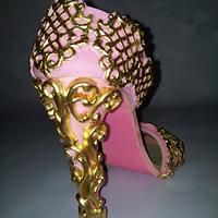 Pink & Gold Stiletto