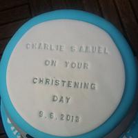 Charlie's Christening cake