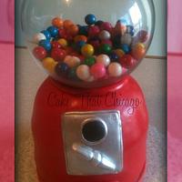 Gum Ball Machine Cake