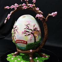 Cherry Blossom - Huevos de Pascua Estilo Faberge Challenge 2018