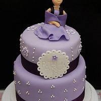 Shades of Purple -18th Birthday Cake