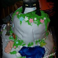 how to train your dragon cake