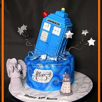 "Allons-y" - A Dr. Who Cake