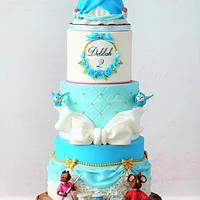 Cinderella cake and carriage