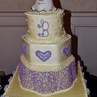 Victorian wedding cake
