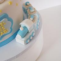 Baby 1 month cake and cupcakes