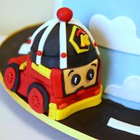 Boye cake with Robocars