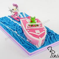Hello Kitty WaterSky Cake.