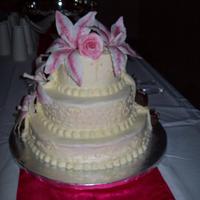 Half and Half Wedding cake