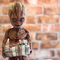 Guardians of the Galaxy Baby Groot 3D Sculpture