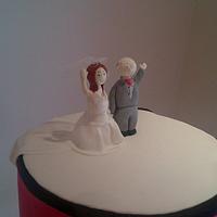 Drum kit wedding cake