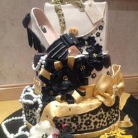 Black and gold themed 50th birthday
