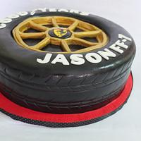 Ferrari Tire Cake
