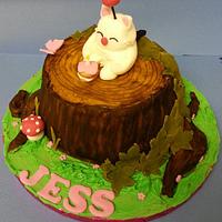 Final Fantasy Moogle Cake