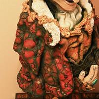 My Rackham inspird 2 half foot airbrushed king cake for cake central