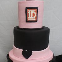 One Direction Fan Sweet Sixteen Cake