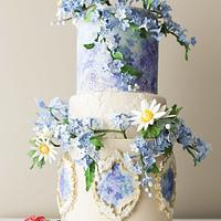 #8 Wedding Cake inspired by Enchanted Garden