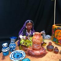 Pottery Art and Truck Art: spectacular Pakistan International Sugar Art Collaboration 