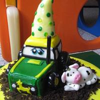Tractor cake.