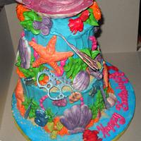 Little Mermaid cake