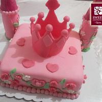"Castle Cake " , Princess Castle Cake 