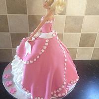 Princess doll cake 