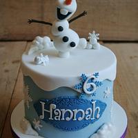 Olaf & Frozen themed cake :)