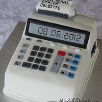 3D Calculator Cake