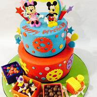 Mickey and Minnie Mouse Cake!