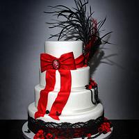 Moulin Rouge Wedding Cake