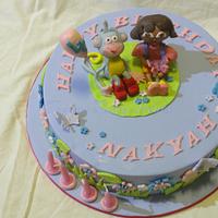 Dora and boots cake.