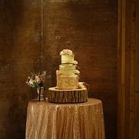 Mehndi Design Wedding Cake