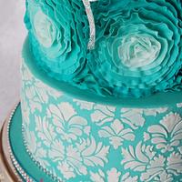 Tiffany wedding cake