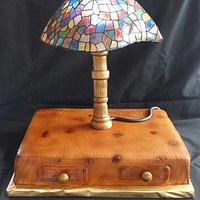 Tiffany lamp - ligntning and eddible