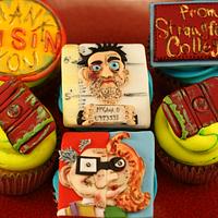 Cupcakes made for the author/illustrator Oisin McGann